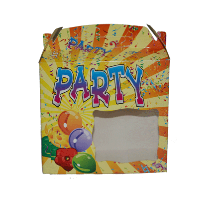 Party Box with Clear Window